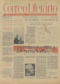 Correo Literario : Arte y Letras Hispanoamericanas. Año III, núm. 39, 1 de enero de 1952 | Biblioteca Virtual Miguel de Cervantes
