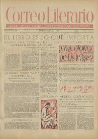 Correo Literario : Arte y Letras Hispanoamericanas. Año III, núm. 42, 15 de febrero de 1952 | Biblioteca Virtual Miguel de Cervantes