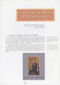 El mundo artístico de Ausiàs March / Lorenzo Hernández Guardiola | Biblioteca Virtual Miguel de Cervantes