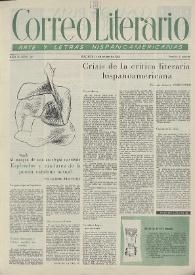 Correo Literario : Arte y Letras Hispanoamericanas. Año IV, núm. 64, 15 de enero de 1953 | Biblioteca Virtual Miguel de Cervantes