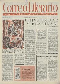Correo Literario : Arte y Letras Hispanoamericanas. Año IV, núm. 65, 1 de febrero de 1953 | Biblioteca Virtual Miguel de Cervantes