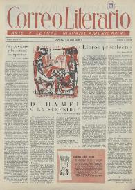 Correo Literario : Arte y Letras Hispanoamericanas. Año IV, núm. 69, 1 de abril de 1953 | Biblioteca Virtual Miguel de Cervantes
