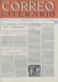 Correo Literario : Arte y Letras Hispanoamericanas. Año IV, núm. 75, 1 de julio de 1953 | Biblioteca Virtual Miguel de Cervantes