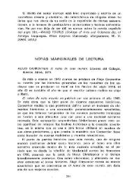 Cuadernos Hispanoamericanos, núm. 310 (abril 1976). Notas marginales de lectura / Galvarino Plaza | Biblioteca Virtual Miguel de Cervantes