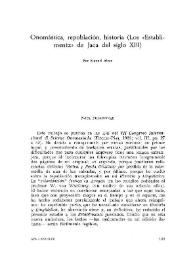 Onomástica, repoblación, historia (Los "Establimentz" de Jaca del siglo XIII) / Manuel Alvar | Biblioteca Virtual Miguel de Cervantes