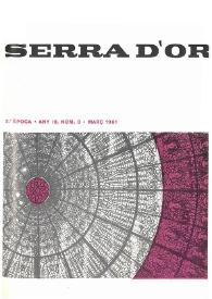 Serra d'Or. Any III, núm. 3, març 1961 | Biblioteca Virtual Miguel de Cervantes