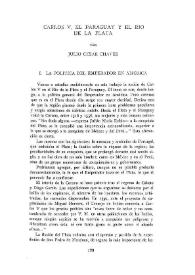 Carlos V, el Paraguay y el Río de La Plata / Julio César Chaves | Biblioteca Virtual Miguel de Cervantes