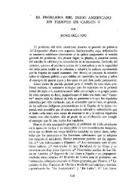 El problema del indio americano en tiempos de Carlos V / por Jaime Delgado | Biblioteca Virtual Miguel de Cervantes