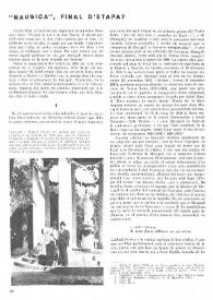 "Nausica", final d'etapa? / Jordi Carbonell | Biblioteca Virtual Miguel de Cervantes