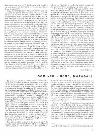 Com veu l'home, Maragall / Gonçal Lloveras | Biblioteca Virtual Miguel de Cervantes