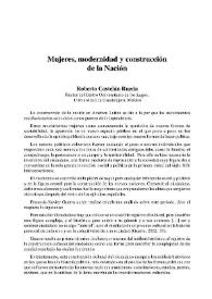 Mujeres, modernidad y construcción de la Nación / Roberto Castelán Rueda      | Biblioteca Virtual Miguel de Cervantes