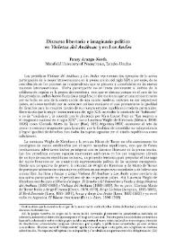Discurso libertario e imaginario político en "Violetas del Anáhuac" y en "Los Andes" / Fanny Arango-Keeth     | Biblioteca Virtual Miguel de Cervantes