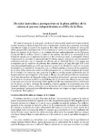 De niñas instruidas a protagonistas en la plaza pública: de la colonia al proceso independentista en el Río de la Plata / Lucía Lionetti     | Biblioteca Virtual Miguel de Cervantes