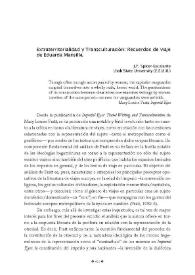 Extraterritorialidad y Transculturación "Recuerdos de un viaje" de Eduarda Mansilla  | Biblioteca Virtual Miguel de Cervantes