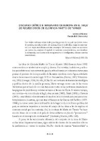 Discurso crítico e imaginario de Europa en el "Viaje de recreo" (1909) de Clorinda Matto de Turner / Vanesa Miseres | Biblioteca Virtual Miguel de Cervantes