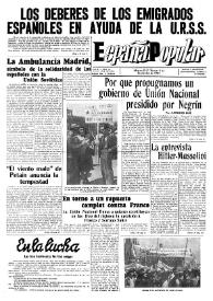 España popular : semanario al servicio del pueblo español. Año II, núm. 68, 5 de septiembre de 1941 | Biblioteca Virtual Miguel de Cervantes