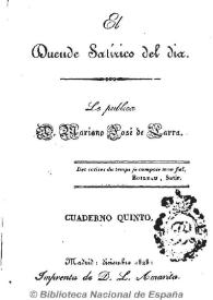 El Duende satírico del día. Cuaderno 5, diciembre 1828 | Biblioteca Virtual Miguel de Cervantes