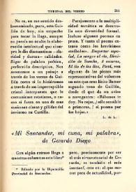 "Mi Santander, mi cuna, mi palabra", de Gerardo Diego / L. de L. | Biblioteca Virtual Miguel de Cervantes