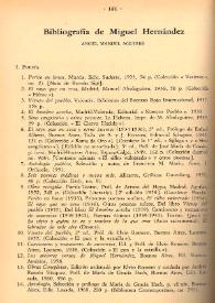 Bibliografía de Miguel Hernández / Ángel Manuel Aguirre | Biblioteca Virtual Miguel de Cervantes