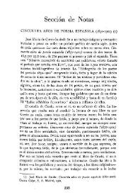 Cincuenta años de poesía española  (1850-1900) (I) / Ramón de Garciasol | Biblioteca Virtual Miguel de Cervantes