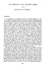 De tertulia con Alfonso Reyes  / por Jacinto Luis Guereña | Biblioteca Virtual Miguel de Cervantes