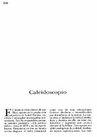 Caleidoscopio / Concha Zardoya | Biblioteca Virtual Miguel de Cervantes