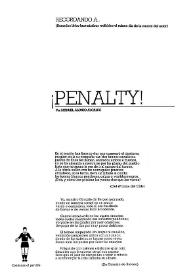 ¡Penalty! / por Manuel Alonso Alcalde | Biblioteca Virtual Miguel de Cervantes