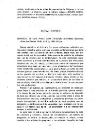 Leopoldo de Luis: "Poesía social (Antología 1939-1968)" / Francisco Javier Satué | Biblioteca Virtual Miguel de Cervantes