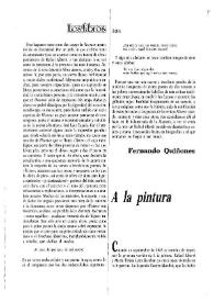 A la pintura   / Abelardo Linares  | Biblioteca Virtual Miguel de Cervantes