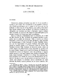 Vida y obra de Félix Urabayen / por Luis S. Granjel | Biblioteca Virtual Miguel de Cervantes
