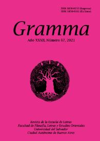 Gramma. Año XXXII, número 67, 2021 | Biblioteca Virtual Miguel de Cervantes