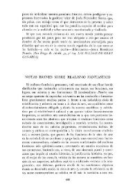 Notas breves sobre realismo fantástico  / Juan Pedro Quiñonero | Biblioteca Virtual Miguel de Cervantes