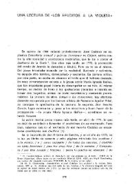 Una lectura de "Los eruditos a la violeta" / Luis Alberto de Cuenca   | Biblioteca Virtual Miguel de Cervantes