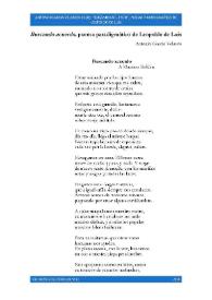 "Buscando acuerdo", poema paradigmático de Leopoldo de Luis 
 / Antonio García Velasco   | Biblioteca Virtual Miguel de Cervantes