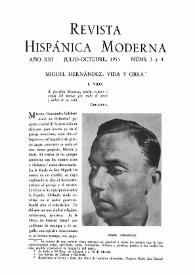 Miguel Hernández: Vida y obra / Concha Zardoya | Biblioteca Virtual Miguel de Cervantes