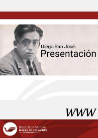 Diego San José. Presentación / Francesca Marí | Biblioteca Virtual Miguel de Cervantes