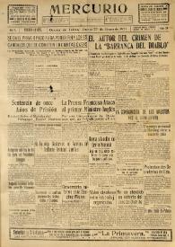 Mercurio. Año I, núm. 230, jueves 27 de enero de 1921 | Biblioteca Virtual Miguel de Cervantes