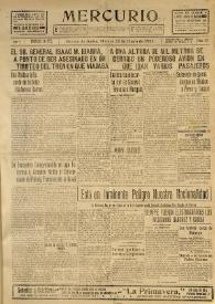 Mercurio. Año I, núm. 231, viernes 28 de enero de 1921 | Biblioteca Virtual Miguel de Cervantes