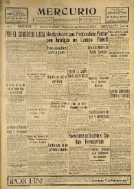 Mercurio. Año I, núm. 279, jueves 24 de marzo de 1921 | Biblioteca Virtual Miguel de Cervantes