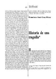 Historia de una tragedia / David Romano   | Biblioteca Virtual Miguel de Cervantes