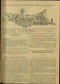 La Enseñanza Moderna : Revista Pedagógica. Tomo I, segunda época, núm. 29, 1.º de febrero de 1908 | Biblioteca Virtual Miguel de Cervantes