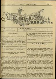 La Enseñanza Moderna : Revista Pedagógica. Tomo I, segunda época, núm. 35, 16 de marzo de 1908 | Biblioteca Virtual Miguel de Cervantes