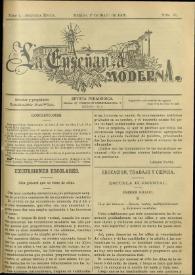 La Enseñanza Moderna : Revista Pedagógica. Tomo I, segunda época, núm. 41, 1.º de mayo de 1908 | Biblioteca Virtual Miguel de Cervantes