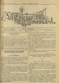 La Enseñanza Moderna : Revista Pedagógica. Tomo I, segunda época, núm. 43, 16 de mayo de 1908 | Biblioteca Virtual Miguel de Cervantes