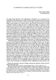 La impronta de la imagen de Carlos V en Jaén / Pedro Galera Andreu | Biblioteca Virtual Miguel de Cervantes