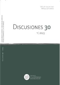Discusiones. Núm. 30.1, 2023 | Biblioteca Virtual Miguel de Cervantes