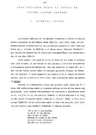 Tres estudios sobre la poesía de Manuel Alonso Alcalde / María Teresa Escalada Buitrón | Biblioteca Virtual Miguel de Cervantes