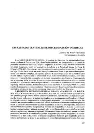 Estrategias textuales de discriminación indirecta / Antonio M. Bañón Hernández  | Biblioteca Virtual Miguel de Cervantes