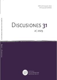 Discusiones. Núm. 31.2, 2023 | Biblioteca Virtual Miguel de Cervantes
