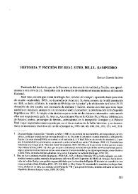 Historia y ficción en "Real Sitio" de J. L. Sampedro  / Emilia Cortés Ibáñez  | Biblioteca Virtual Miguel de Cervantes